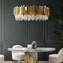 Strathbury Gold Luxe Crystal Chandelier - Home Cartel ®