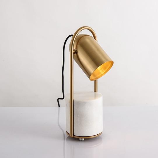 Bowery | Modern Table Lamp with Marble Base - Home Cartel ®