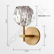 Siv Une | Crystal Wall Sconce - Home Cartel ®