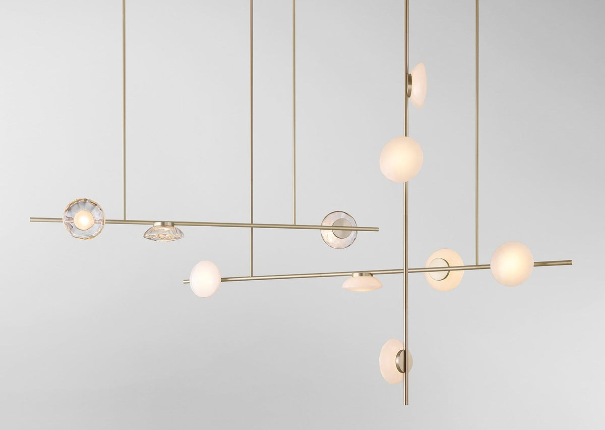 Haldane Du | Glass Modern LED Chandelier - Home Cartel ®