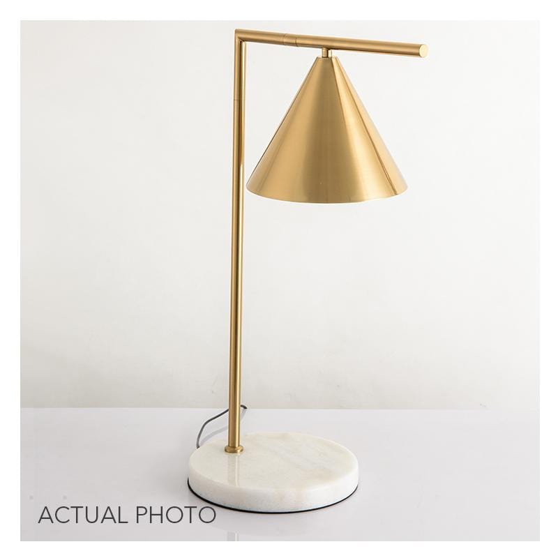 Clarice | Gold x Marble Table Lamp - Home Cartel ®