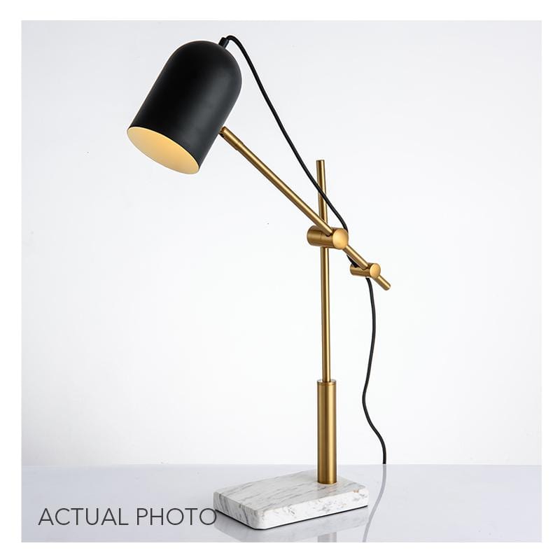 Carnegie | Modern Table Lamp with Marble Base - Home Cartel ®