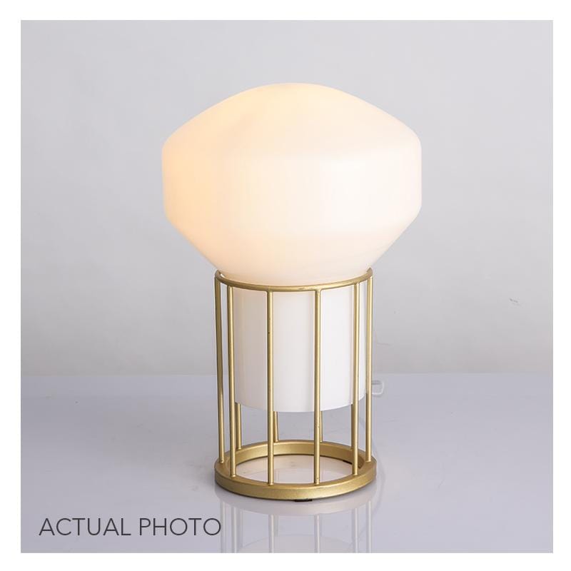 Brynjar Une | Frosted Glass Table Lamp - Home Cartel ®