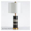 Aaren Deux | Marble Base Shade Table Lamp