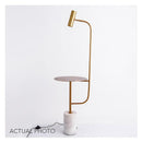 Freya | Gold x Marble Floor Lamp - Home Cartel ®