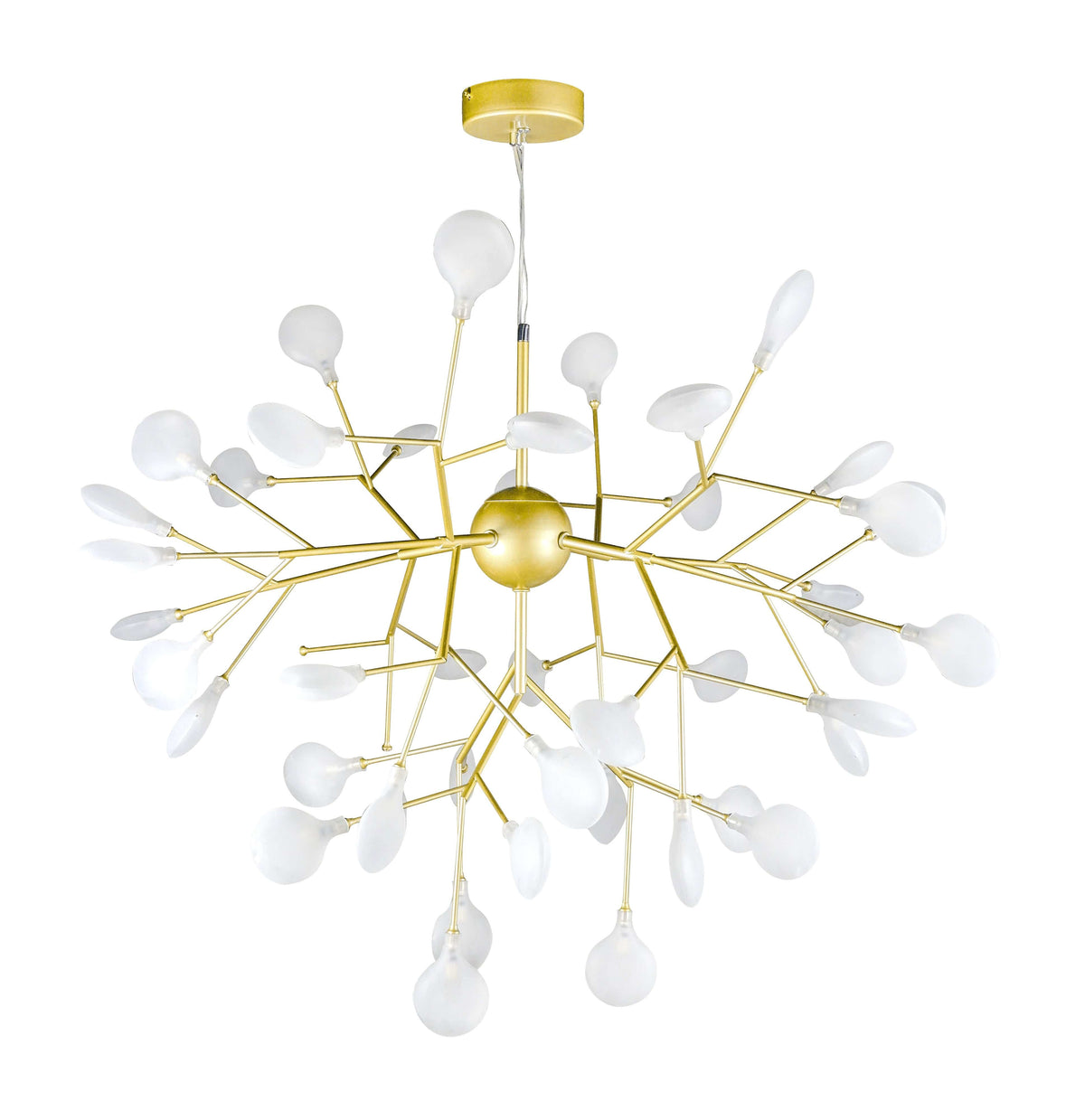 Cadiz | Glass x Gold Chandelier - Home Cartel ®