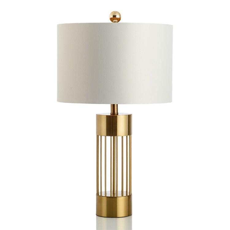 Nora | Brass Base Table Lamp - Home Cartel ®