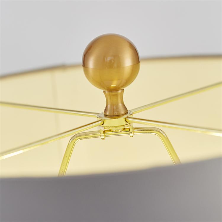Kamilah | Marble Table Lamp with Shade - Home Cartel ®