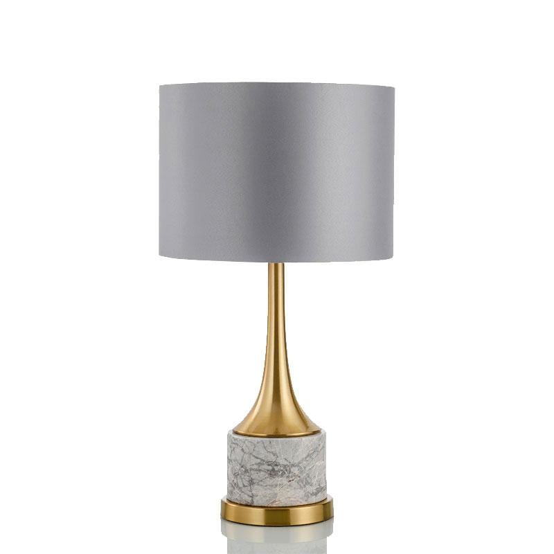Kairi | Marble Table Lamp with Shade - Home Cartel ®