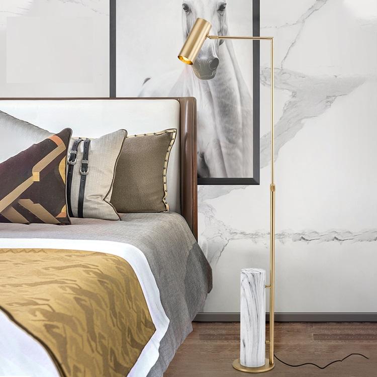 Tori | Modern Floor Lamp with  Marble Base - Home Cartel ®