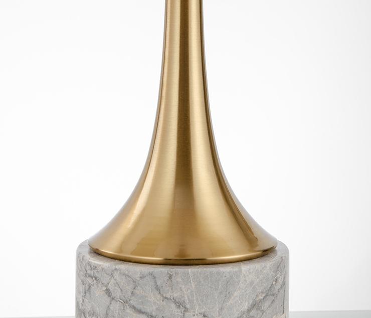 Kairi | Marble Table Lamp with Shade - Home Cartel ®