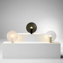 Livia | Glass & Iron Modern Table Lamp