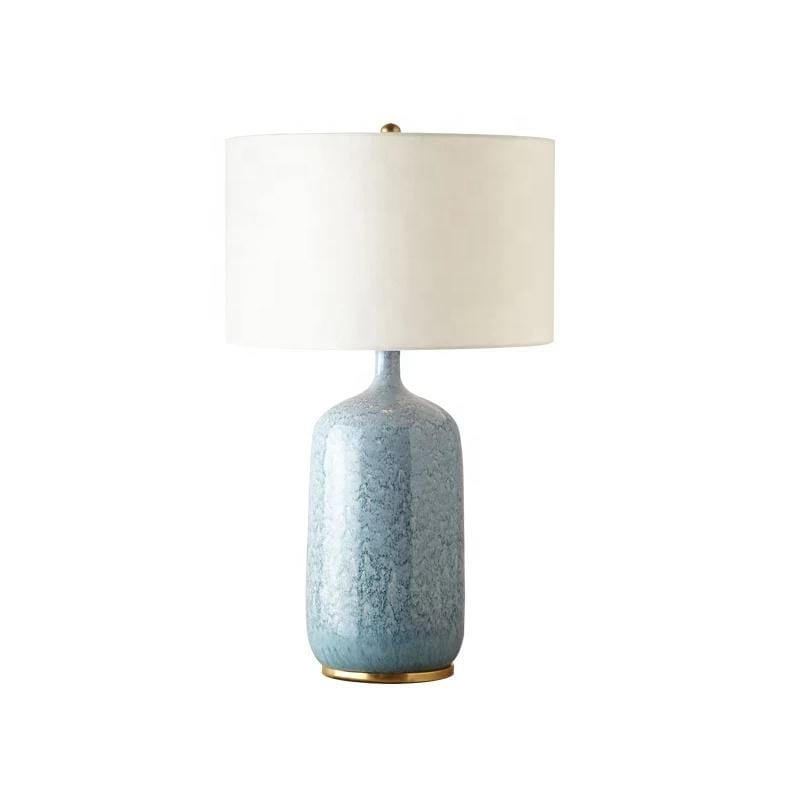 Rayon | Ceramic Table Lamp with Shade - Home Cartel ®