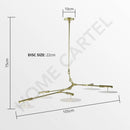 Ingrid 5 | Modern Branching Disc Chandelier - Home Cartel ®