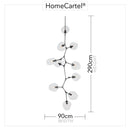 Vanja 11 | Clear Glass Luxe Chandelier - Home Cartel ®