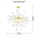 Cadiz | Glass x Gold Chandelier - Home Cartel ®