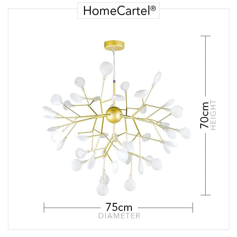 Cadiz | Glass x Gold Chandelier - Home Cartel ®