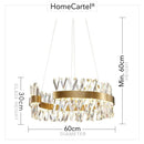 Rivia | Modern Luxe Crystal Chandelier - Home Cartel ®