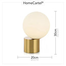 Elthine | Modern Table Lamp with Brass Base