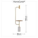 Freya | Gold x Marble Floor Lamp - Home Cartel ®