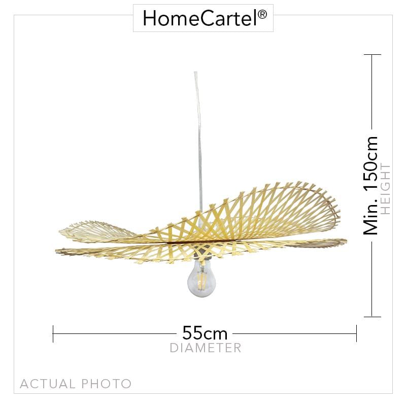 Ubud | Boho Rattan Soliya Lamp - Home Cartel ®