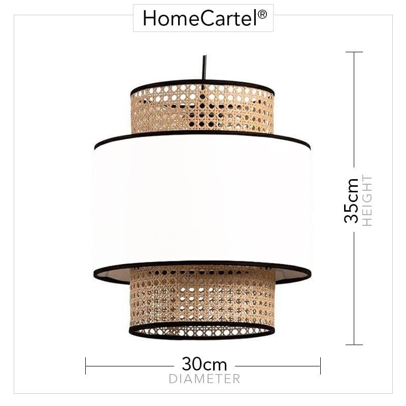 Punta Cana | Boho Rattan Soliya Pendant Light - Home Cartel ®