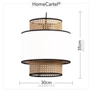 Punta Cana | Boho Rattan Soliya Pendant Light