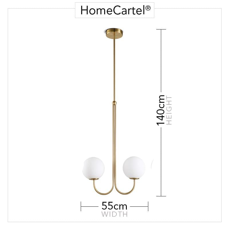 Auriel | Frosted Sphere Classic Chandelier - Home Cartel ®