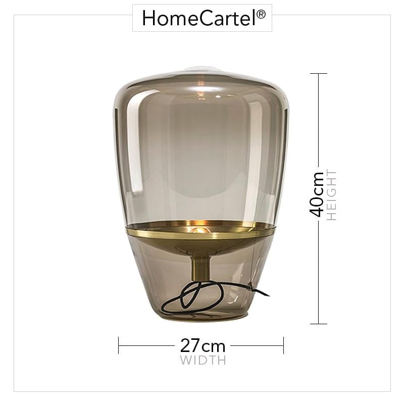 Hal | Modern Glass Table Lamp - Home Cartel ®