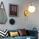 Ulla | Gold Frost Wall Sconce - Home Cartel ®