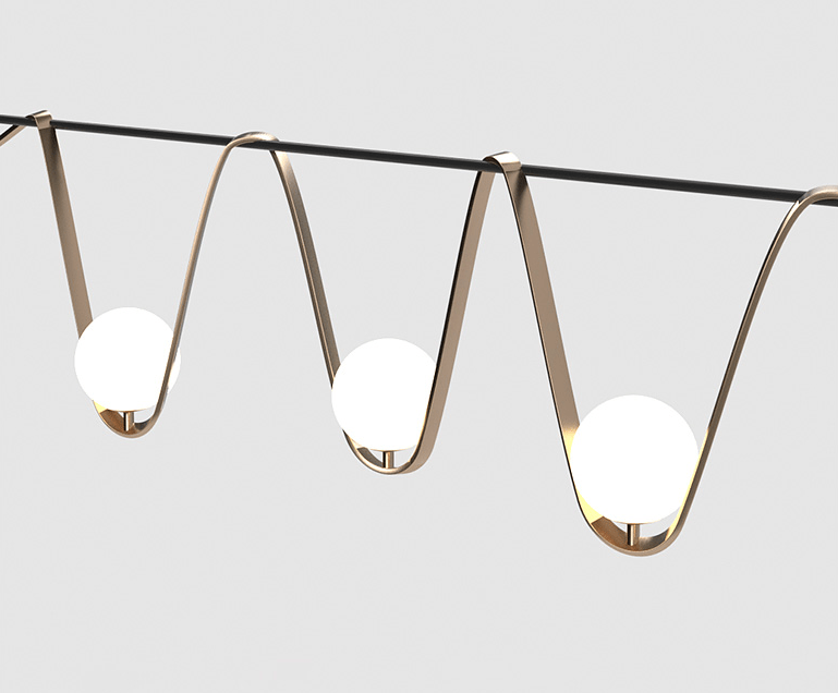 Illuma | Modern Chandelier - Detail View #3 | HomeCartel