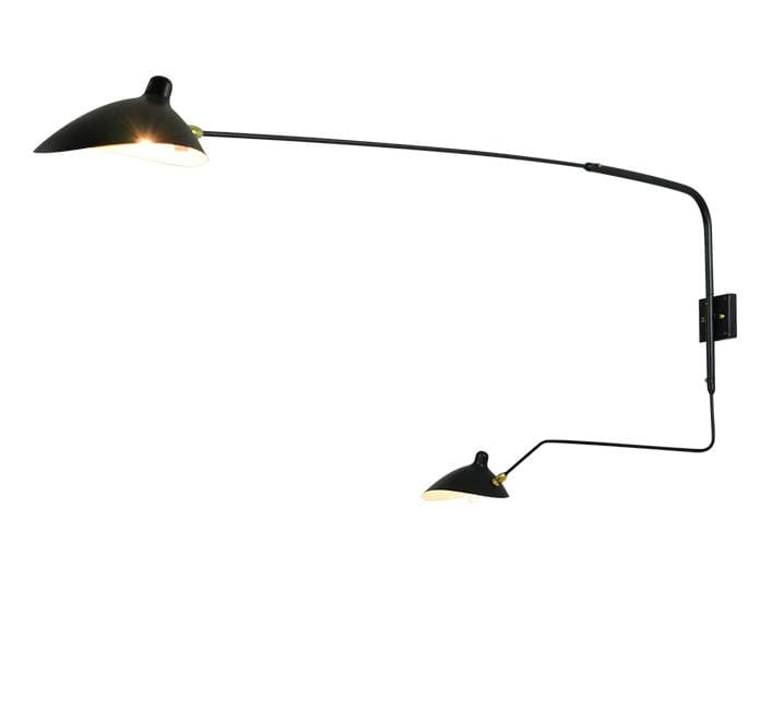 Hagar Double | Mid-Century Wall Sconce - Home Cartel ®