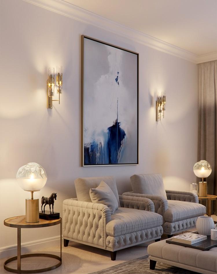Aesir | Modern Table Lamp with Brass Base - Home Cartel ®