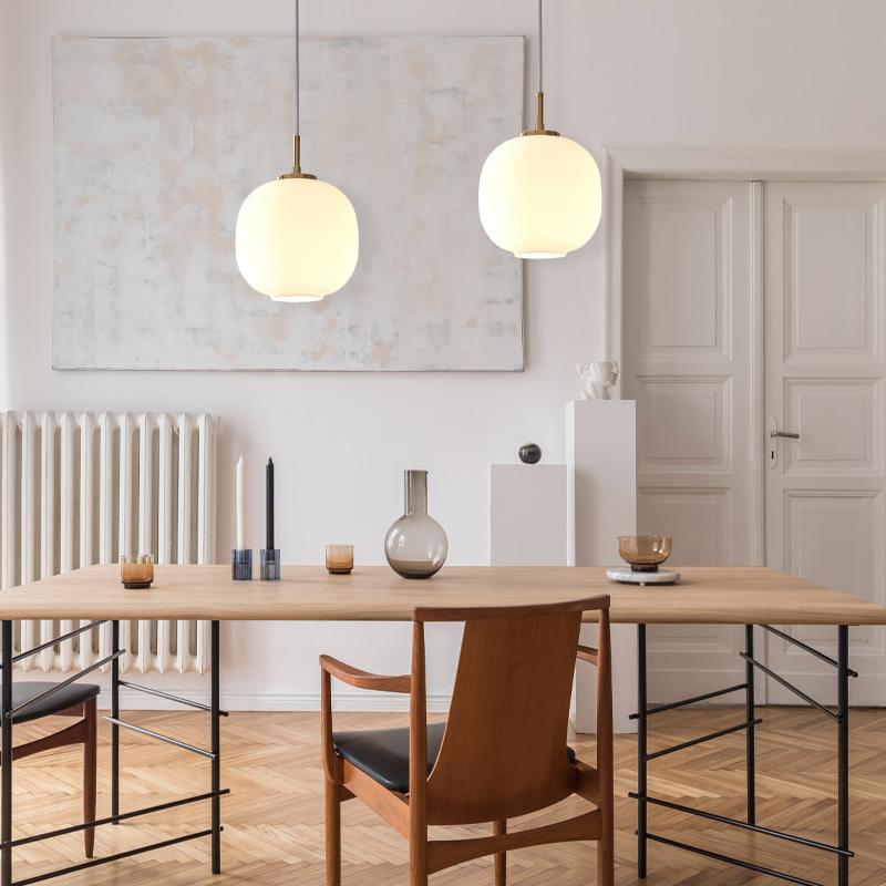 Odense | Brass x Glass Pendant Light - Home Cartel ®