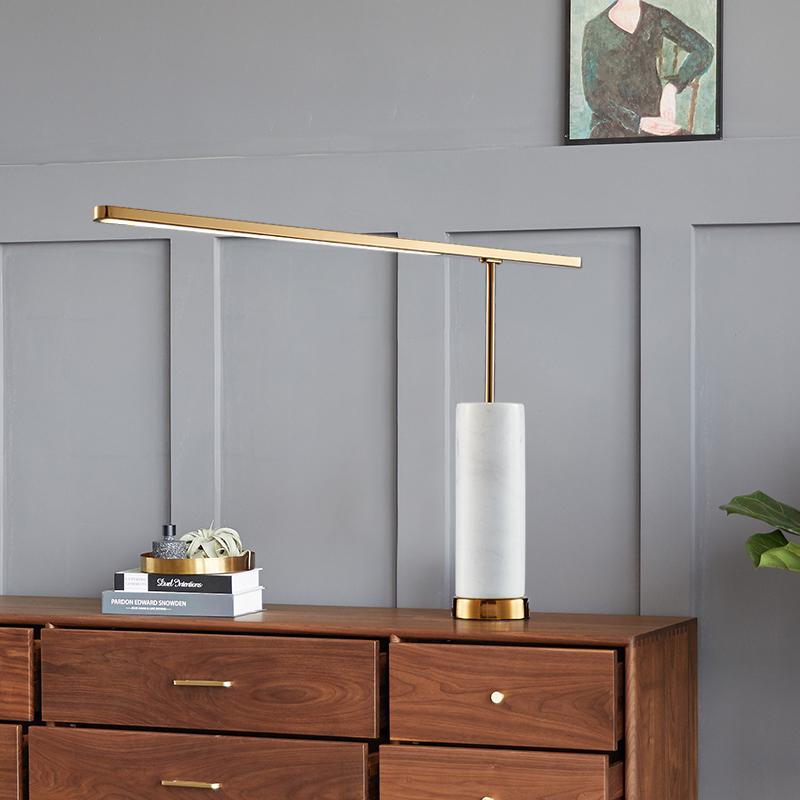 Oddrun | Marble Base Table Lamp - Home Cartel ®