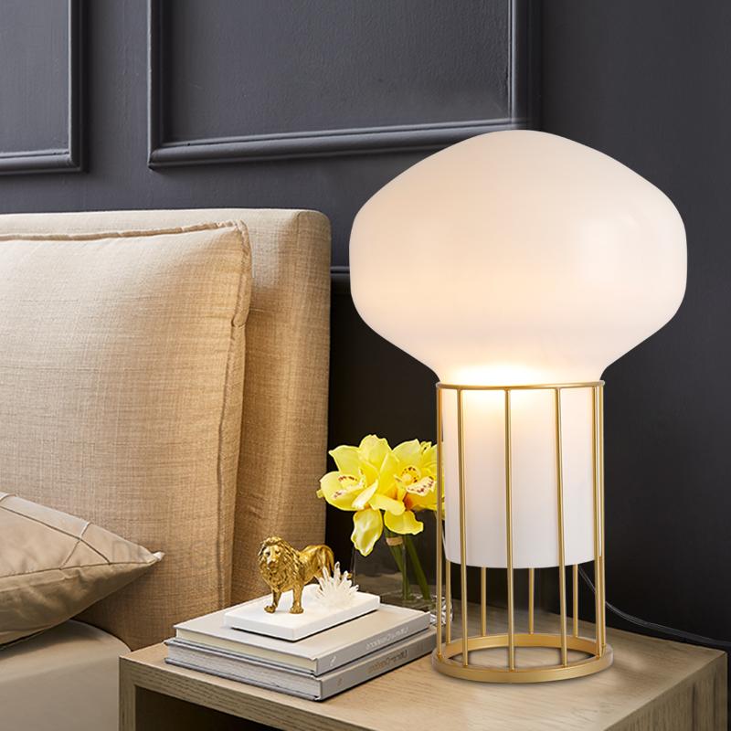 Brynjar Une | Frosted Glass Table Lamp - Home Cartel ®