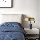Nysse | Marble Base Metal Shade Table Lamp