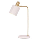 Riley | White x Marble Base Table Lamp - Home Cartel ®