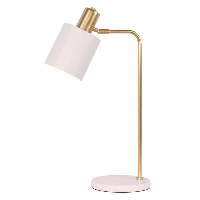 Riley | White x Marble Base Table Lamp - Home Cartel ®