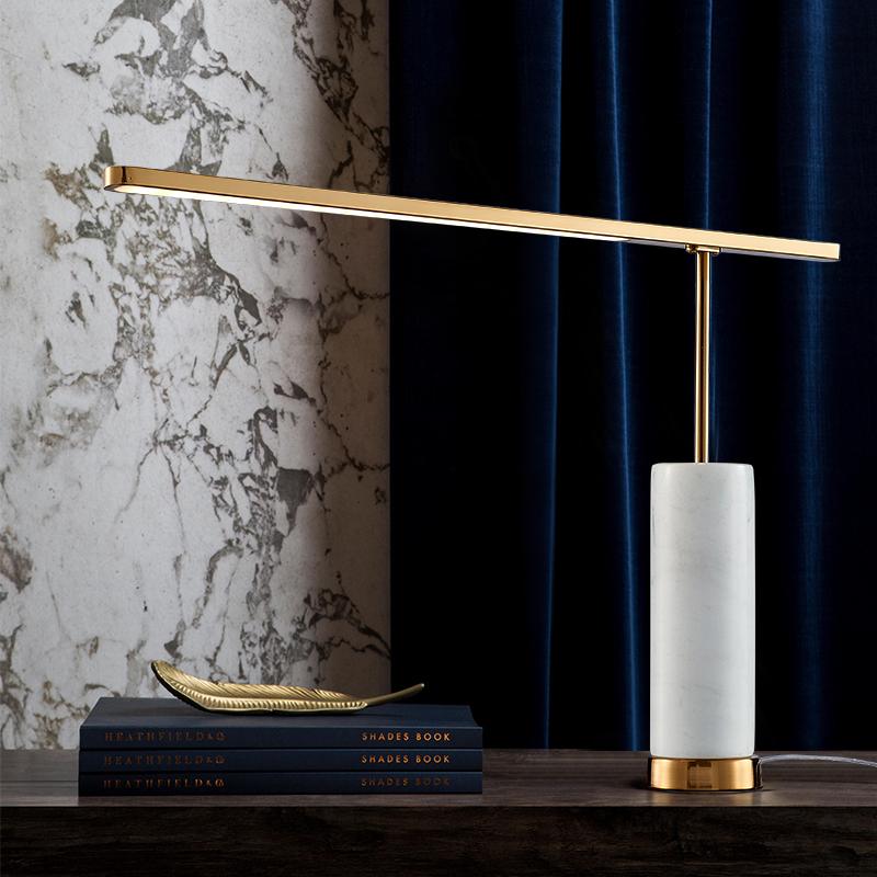 Oddrun | Marble Base Table Lamp - Home Cartel ®