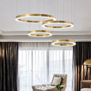 Halo | Modern Brass Chandelier