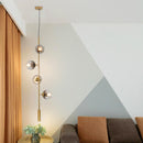 Olga Une | Brass w/ Glass Modern Pendant Light