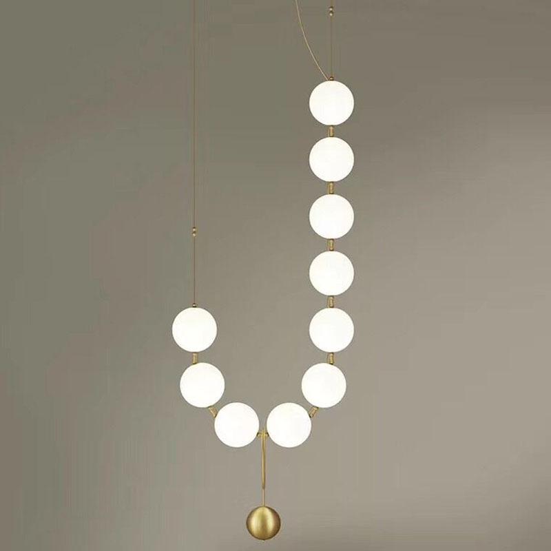 Iris | Frosted Ball Chandelier - Home Cartel ®