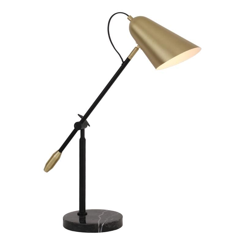 Somerild Une | Modern Marble Base Table Lamp - Home Cartel ®