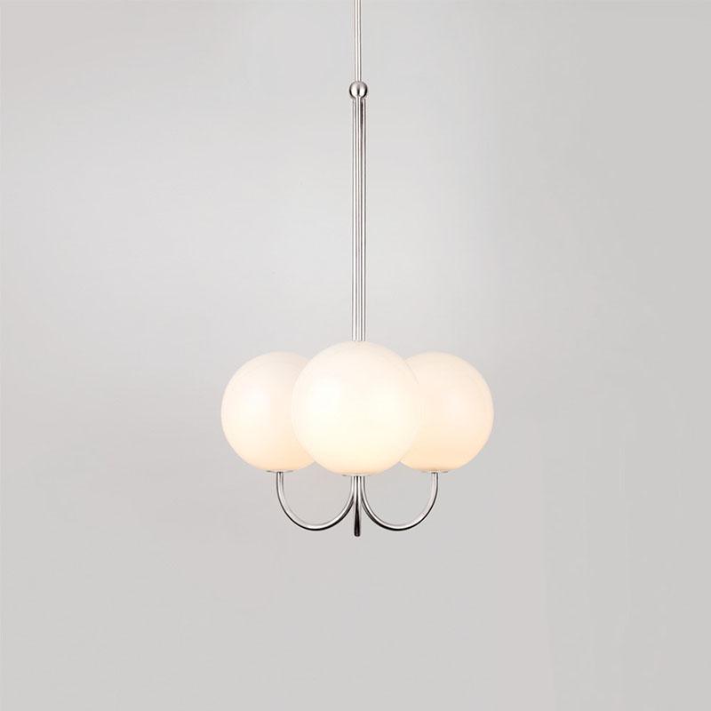 Auriel | Frosted Sphere Classic Chandelier
