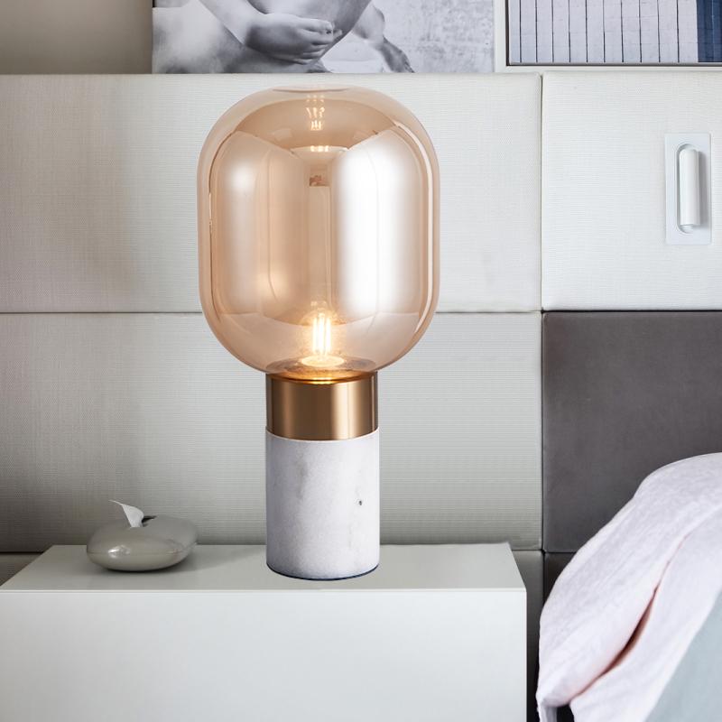 Noma | Modern Table Lamp with Marble Base - Home Cartel ®