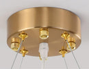 Soeren 80 | Luxe Smoked Glass Chandelier with Brass Detail