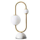Norell | Glass Sphere Marble Table Lamp
