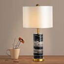 Aaren Deux | Marble Base Shade Table Lamp