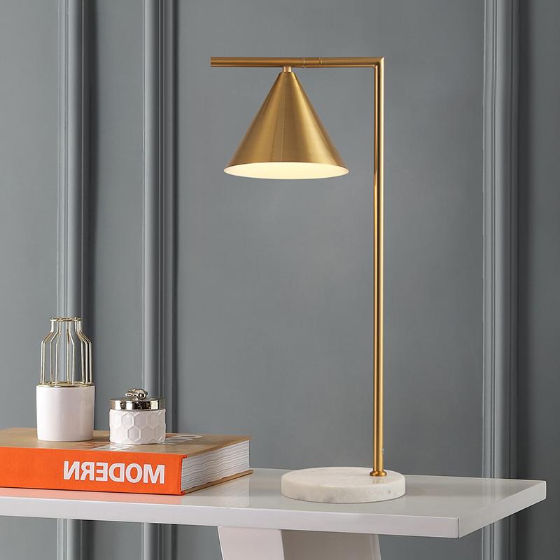Clarice | Gold x Marble Table Lamp - Home Cartel ®